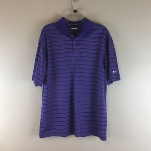 Nike Dry Fit striped polo